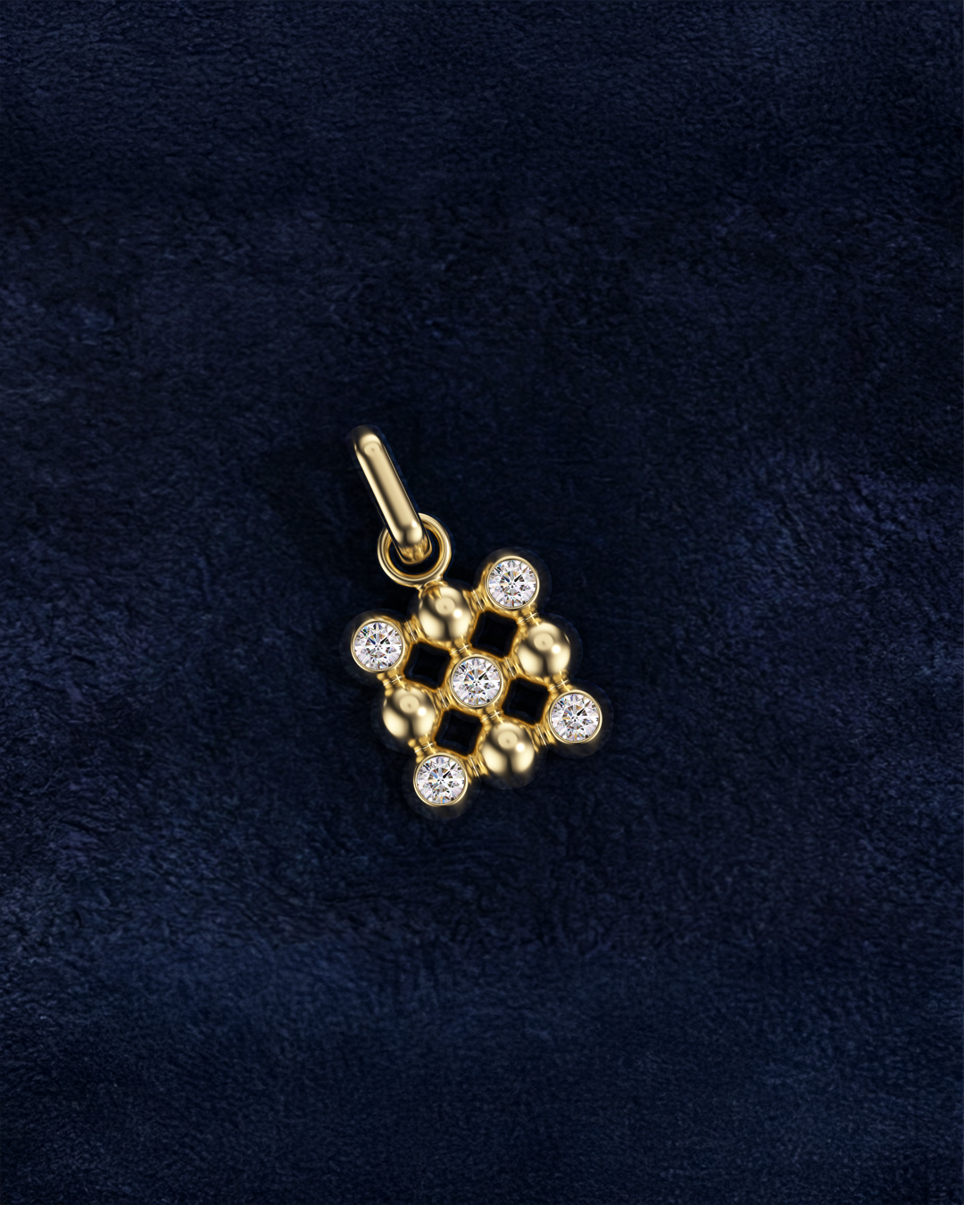 Signature Grid Pendant